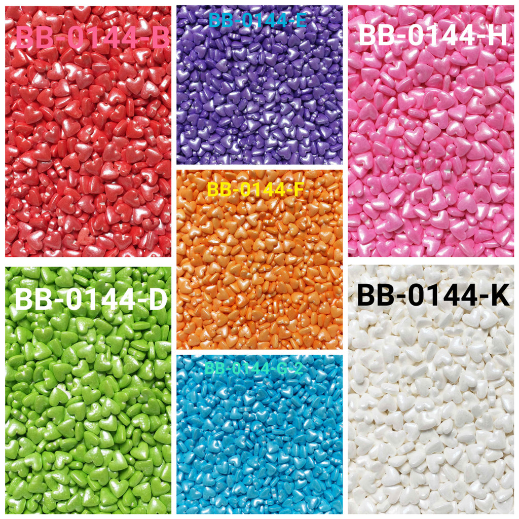 

GR-BB-0144 Sprinkles sprinkle sprinkel 100gr 100 gram hati love (SPRINKLES)