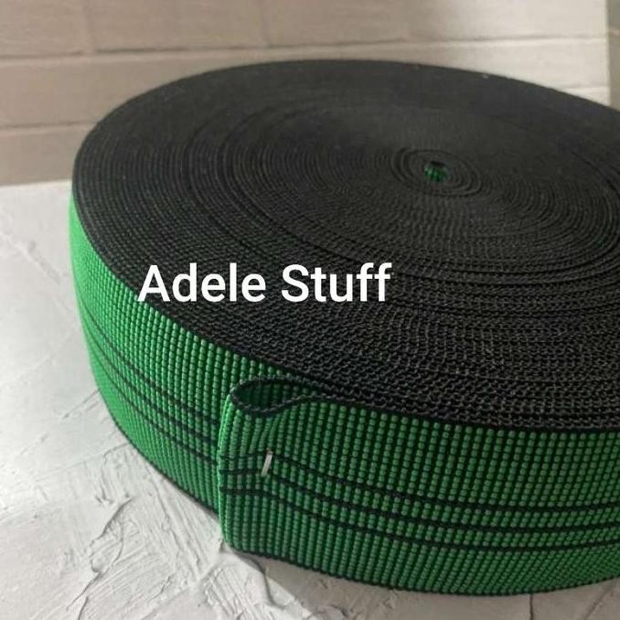 Grosir Per Roll Webbing Sofa Karet Sofa Jok Kasur Tali Webbing Elastis / Karet Sofa 25M