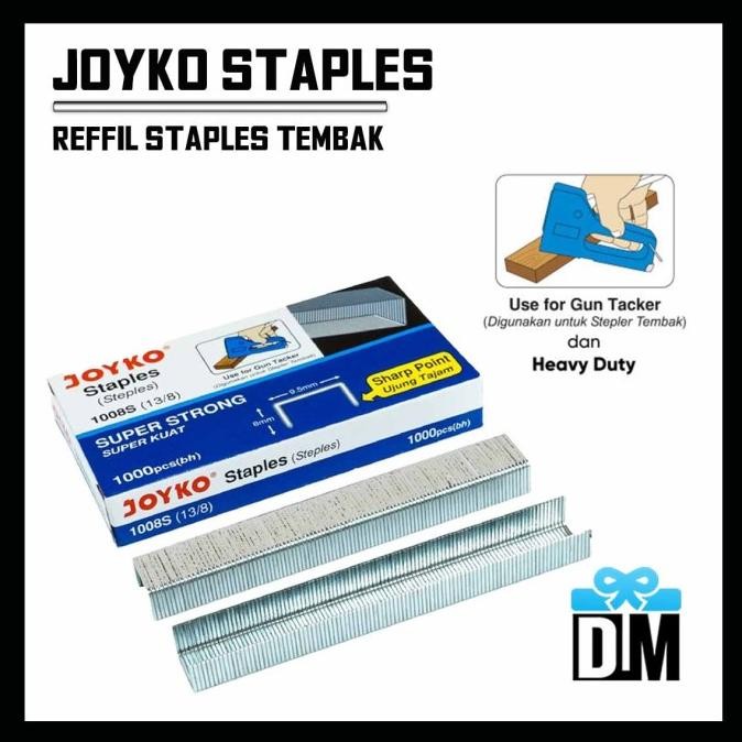

<<<<<] Isi Staples Besar 1213 1213s dan 1217 1217s Gun Tacker Jepretan Refill