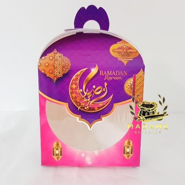 

#####] Box Lebaran 2 Toples / Box Kue Kering Lebaran / Box Hampers Ungu