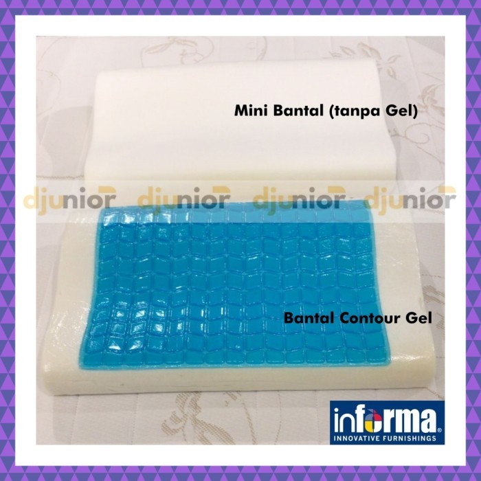 INFORMA - CONTOUR COOL GEL PILLOW / BANTAL KESEHATAN MEMORY FOAM