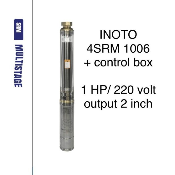 ] INOTO 4SRM 1006 1hp kabel pendek pompa air submersible