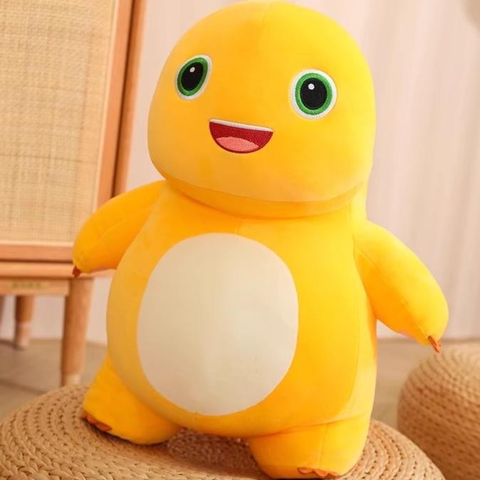 ORIGINAL Naloong Nailong Yellow Dinosaur Plush Toy Boneka Dino Kuning