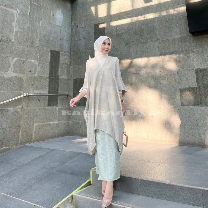 KAFTAN BLOUSE VISCOS TUNIK ARUNA ATASAN KONDANGAN KEBAYA WANITA MOTIF MEWAH