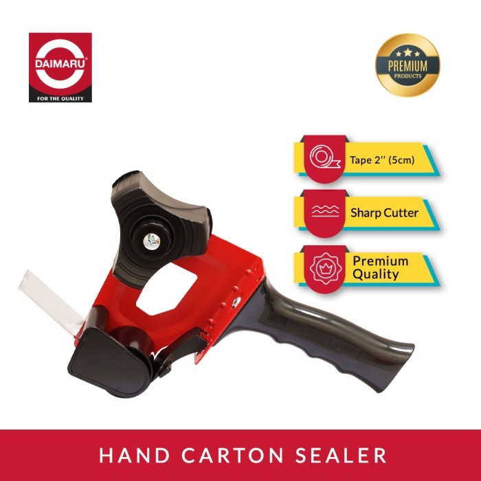 

Daimaru Box Sealing Tape Hand Dispenser Cutter Lakban 48mm Pisau Tajam