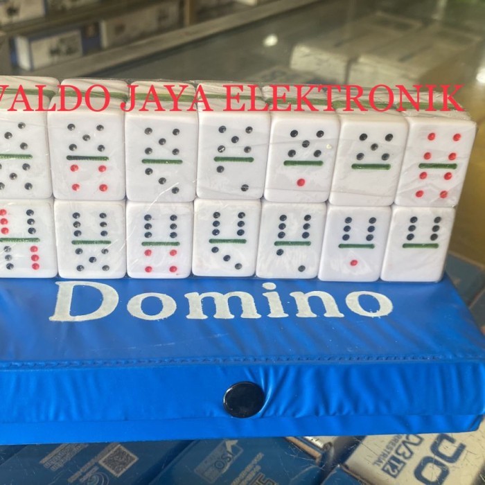 Batu DOMINO BATU Gaple + Kotak penyimpanan