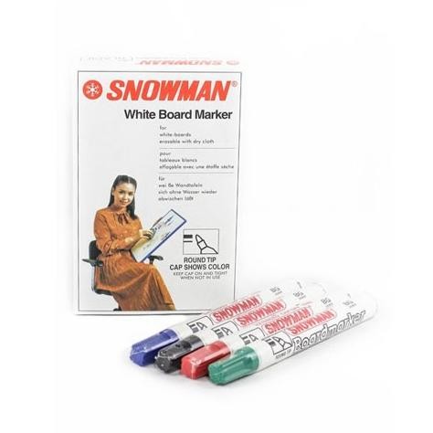 

(12pc) SPIDOL WHITEBOARD SNOWMAN BG 12 / SEPIDOL PAPAN TULIS ABG 12 TL
