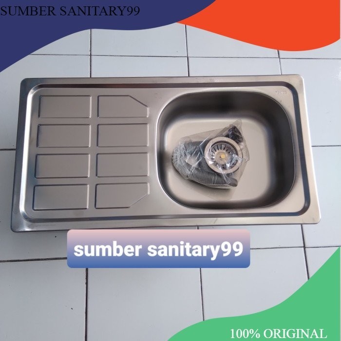 TERBARU kitchen sink/ bak cuci piring 75x40cm