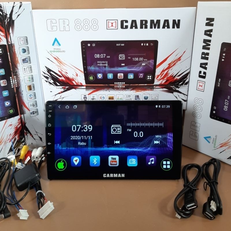 Head Unit Android 9 inch CARMAN Ram 2GB ROM 32GB TERBARU Head Unit Android 9 inch Ram 2GB Rom 32GB