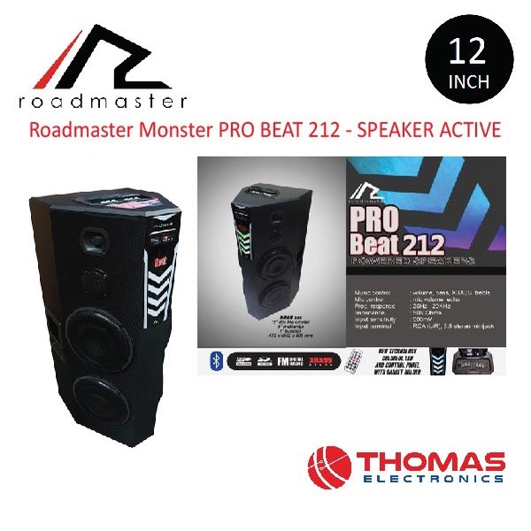 Roadmaster Monster PRO BEAT 212 - SPEAKER AKTIF