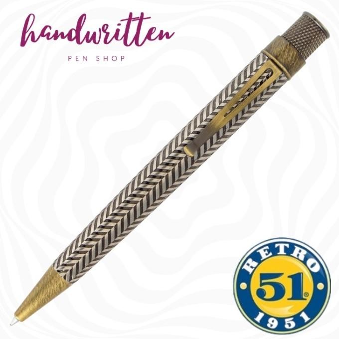

RETRO 51 ROOSEVELT TORNADO ROLLERBALL BALLPOINT PEN / PULPEN