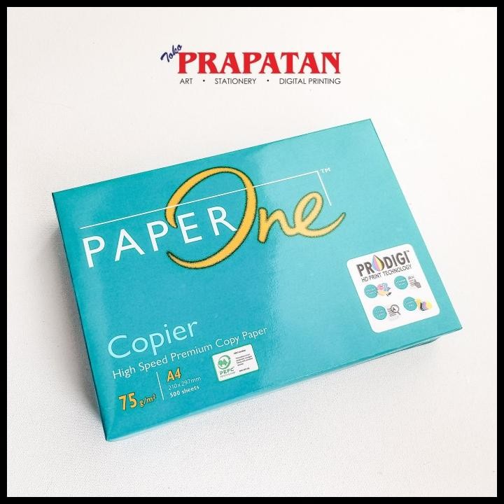 

Terlaris Kertas Hvs Paper One A4 70 Grm / Kertas Print / Kertas Foto Copy Good Quality