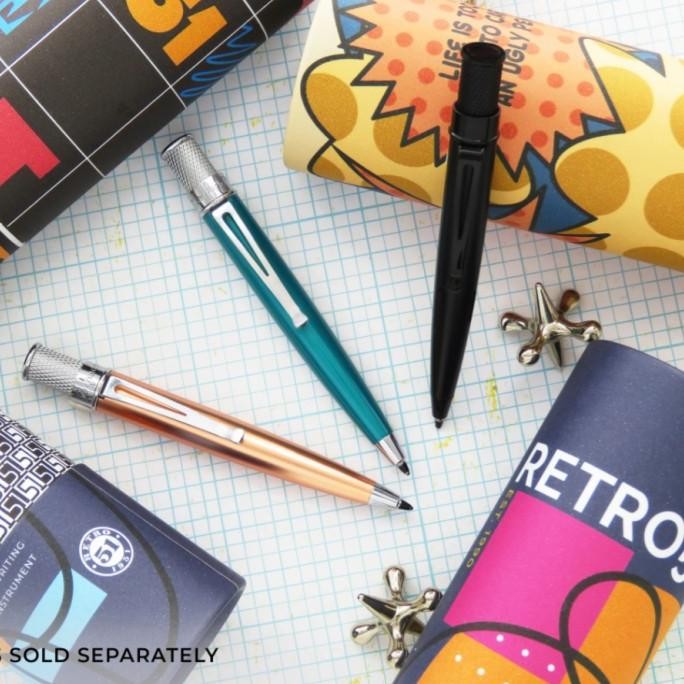 

RETRO 51 TORNADO ELITE STEALTH COMPACT TACTICAL BALLPOINT PEN/ PULPEN