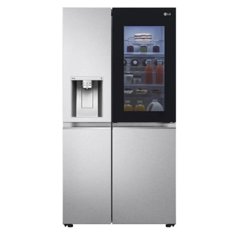 Kulkas LG Side By Side 4Pintu GC- X257CSEW with Dispenser Kulkas LG Knock Knock