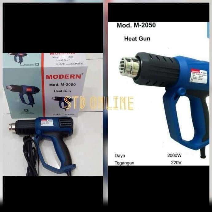 M2050 HEAD GUN MODERN MESIN PEMANAS KACA FILM HEAT GUN HOT GUN stdba Ayo Beli
