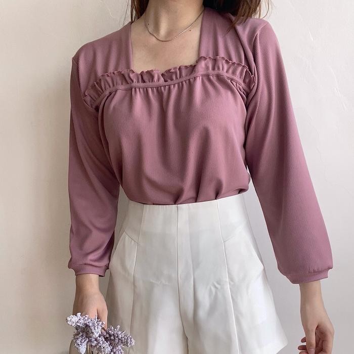 YUJIN TOP - Atasan Knit Wanita - Ohfficial