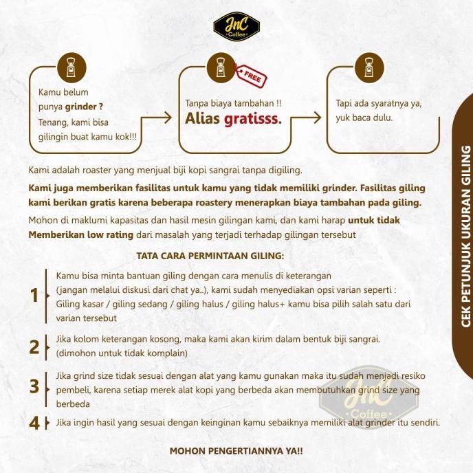 

Jnc House Blend Silver 30% Biji Kopi Arabika 70% Robusta 500 Gr