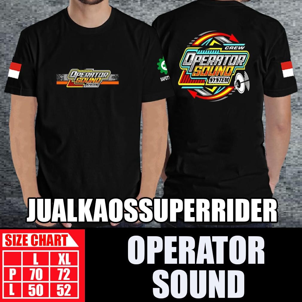 Promo Kaos Pria Crew Operator Sound System O&J Style