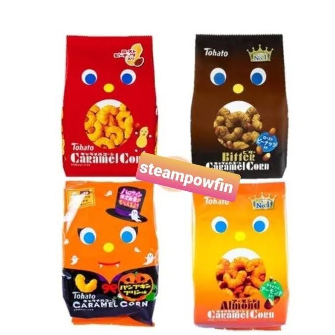 

Tohato Caramel Corn Almond Japan Snack Snek Jagung Karamel Import Berkualitas