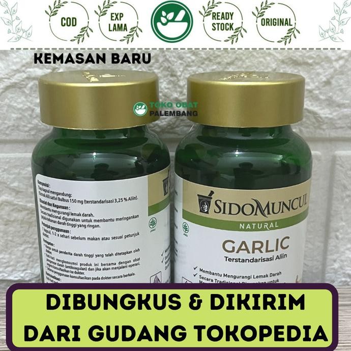 

SIDOMUNCUL GARLIC 30 KAPSUL LEMAK DARAH BLOOD LIPIDS BAWANG PUTIH CHOL ORIGINAL
