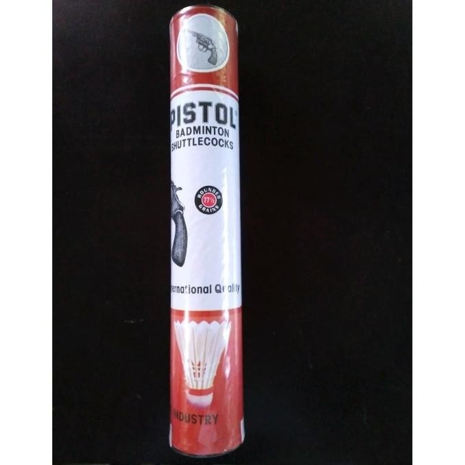 Sale Shuttlecock Kock Badminton Bulutangkis Pistol Merah Putih