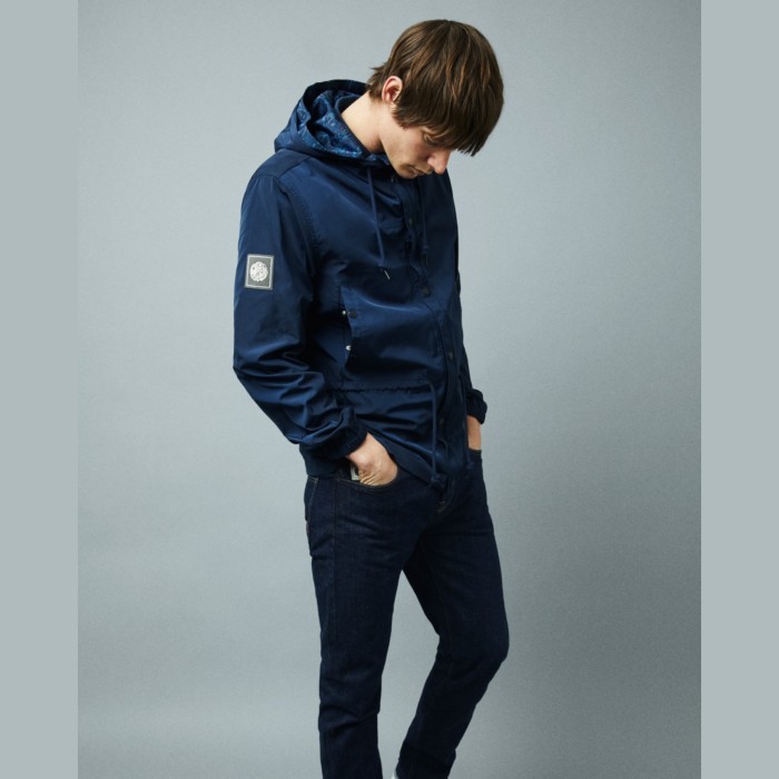 Terbaru Pretty Green Ridley Jacket Navy Original Best Seller
