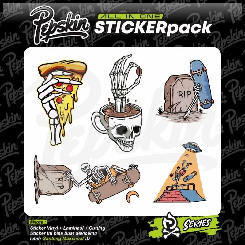 

Terlaris Pack All In One Mix Garskin Stiker Custom Case Laminasi Tebal COD