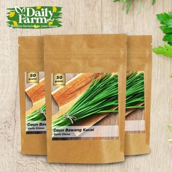 

BENIH SAYUR DAUN BAWANG KUCAI - GARLIC CHIVES ( 50 GRAM ) ORIGINAL