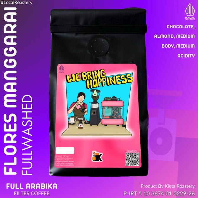 

Kopi Arabika Flores Manggarai Premium 250Gr (Biji/Bubuk)