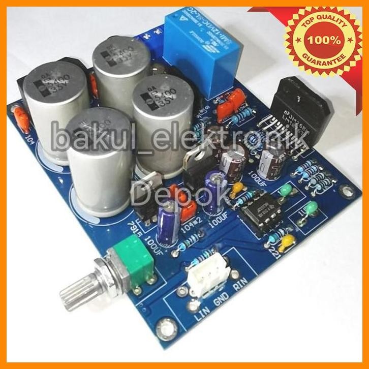 [bak] kit amplifier lm1876 ne5532 stereo speaker protech