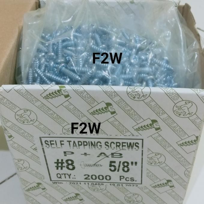 SEKRUP TAPPING PAB 8X5/8" SKRUP KEPALA BULAT 1.5CM TAPPING SCREW PH