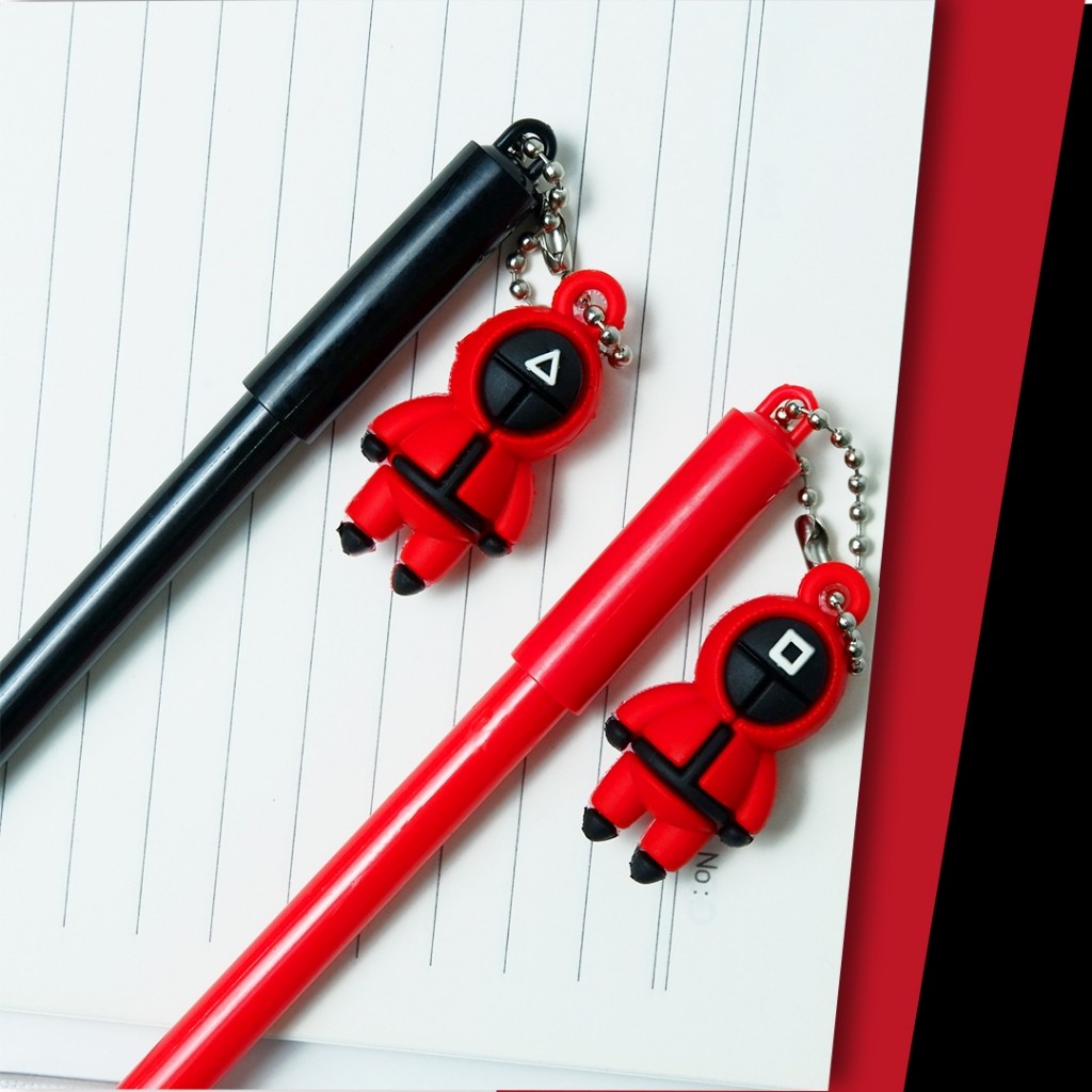 

Alat Tulis Anak Gel Pen Karakter Squid Game Pena Ball Point / Pulpen Gel Pen 99056 PerPCS