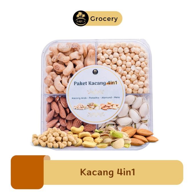 

Kacang 4in1 / Cemilan Sehat Saudi / Kacang Arab Kacang Almond Berkualitas