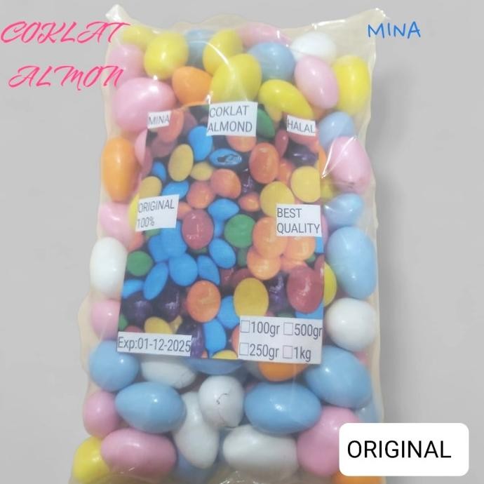

Coklat Almond//Almond Coklat Dubai 500gr Berkualitas