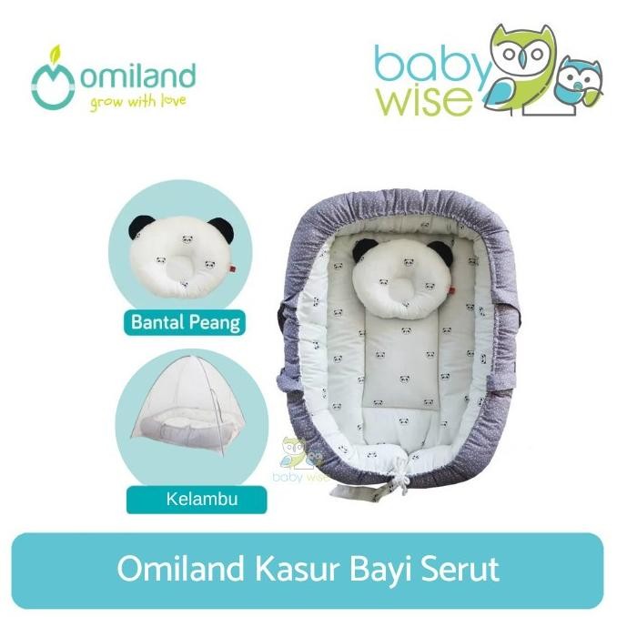 Omiland Kasur Bayi Serut - Kasur Kelambu Bayi Serut Bantal