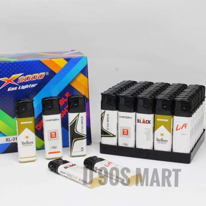 Baru X 2000 korek Api Gas isi 50