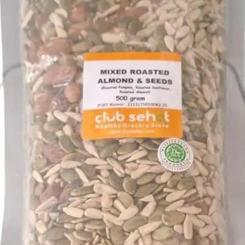 

Club Sehat Mixed Roasted Almond & Seeds 500Gr Berkualitas