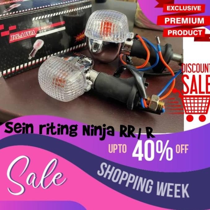 Promo Lampu sein Riting kawasaki Ninja RR / R kw kwalitas original