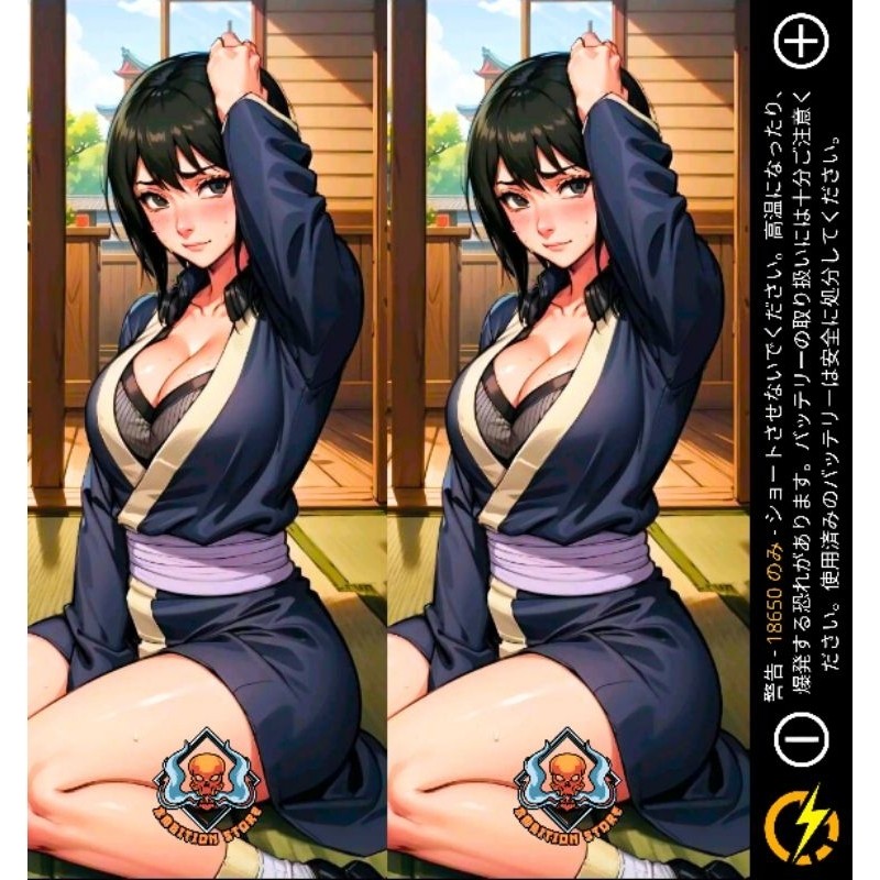 

Terlaris Ambitionstore Stiker Wrap Baterai 18650 Anime Random V12 Series Pelindung Dan Penghias Untuk Segala Merek Garskin Custom Case Laminasi Tebal COD