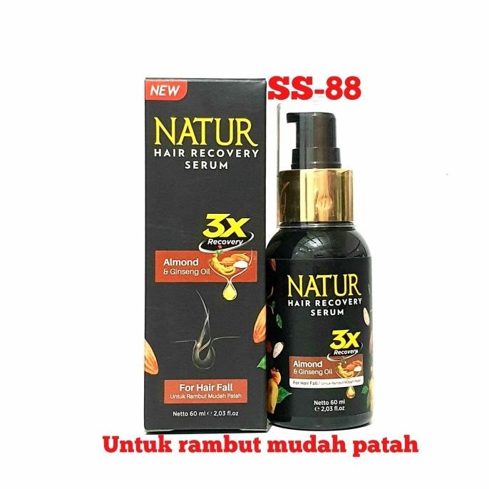

NATUR HAIR RECOVERY SERUM~ALMOND&GINSENG OIL(UNTUK RAMBUT MUDAH PATAH) Berkualitas