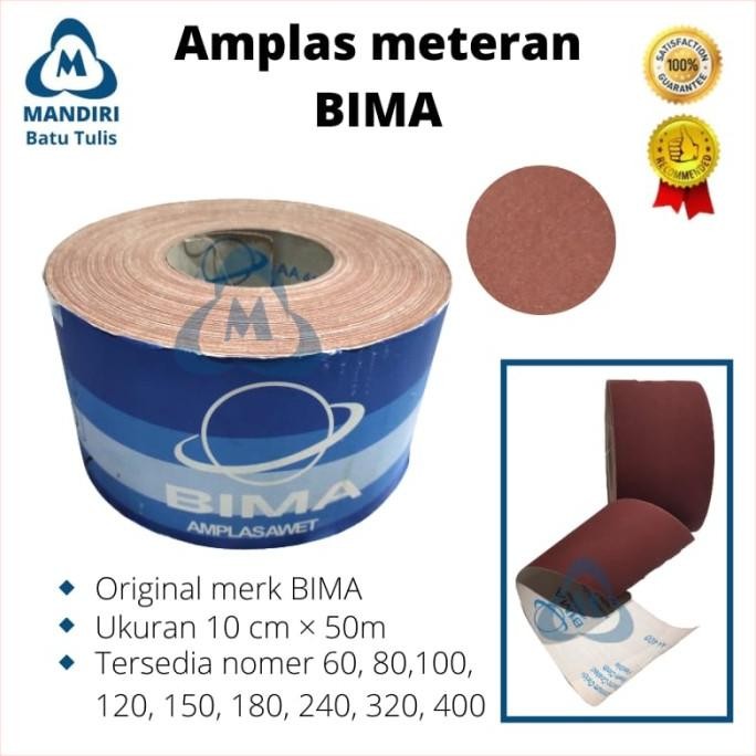 ASLI AMPLAS METERAN SOLIGEN 50 METER / AMPLAS ROLL / AMPLAS TEMBOK