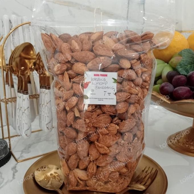 

kacang Almond Panggang 250 Gram Kualitas Premium Berkualitas
