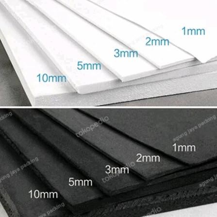 diskon spon lembaran 10mm busa matras 10mm spon putih 70cm x 150cm
