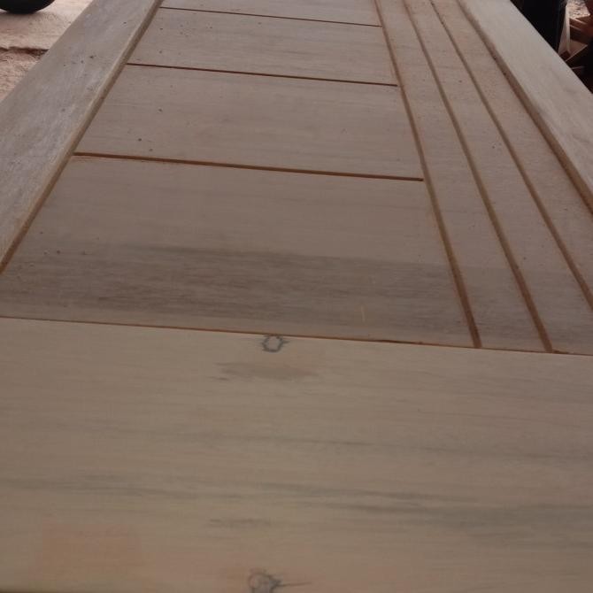 Best 1Buah Kusen Pintu Utama+3Set Kusen +Pintu Kamar.Kayu Meranti