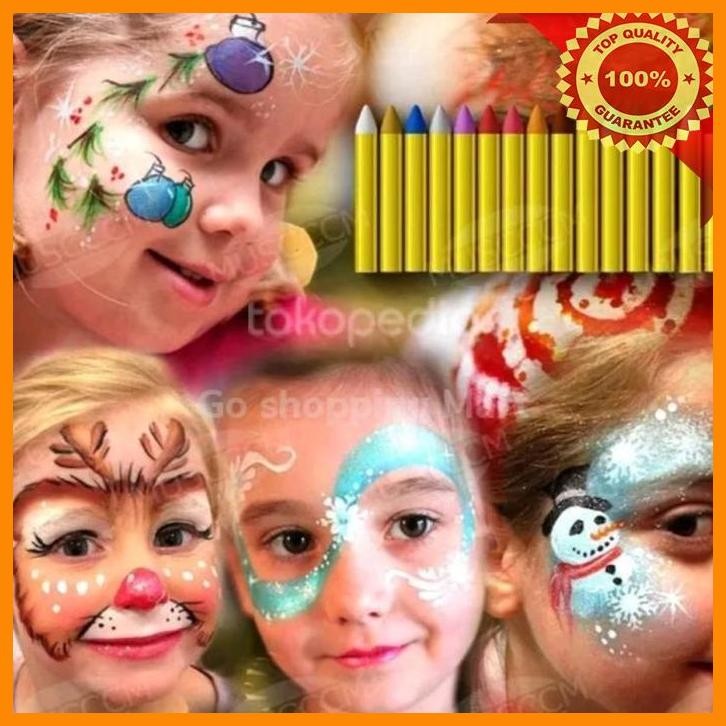 

[GSM] Face Painting, Crayon Wajah & Badan 16 Warna, Face and Body Painting