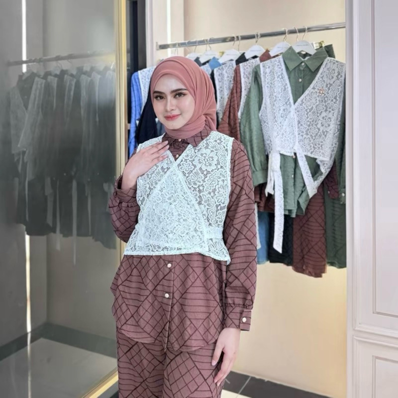 Shella saukia SETCEL KIMONO BROKAT