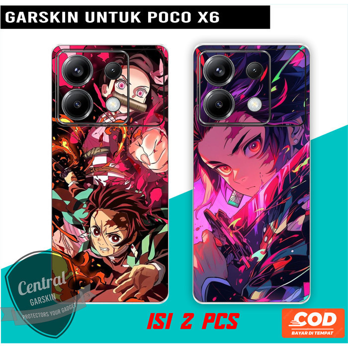 

Terlaris Poco X6 Garskin Stiker Custom Case Laminasi Tebal COD