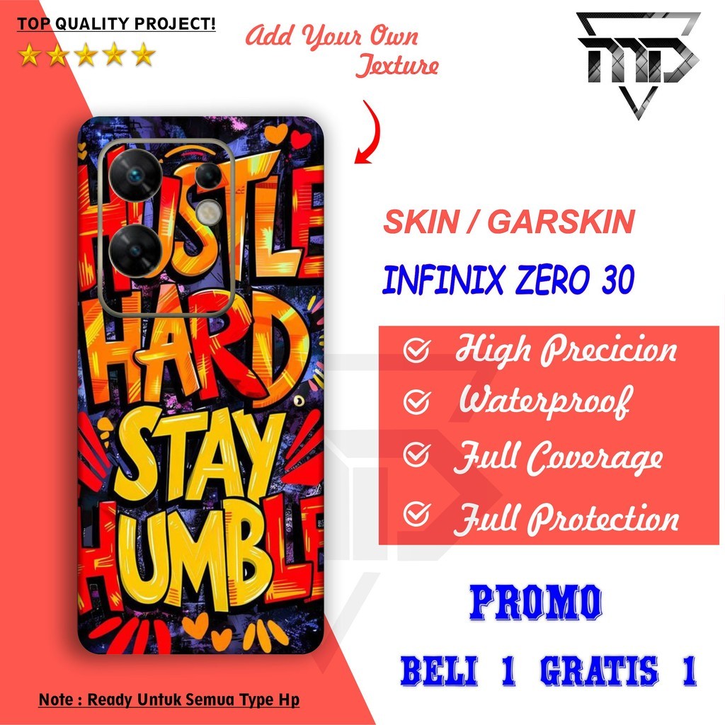 

Terlaris Infinix Zero 30 4G Garskin Stiker Custom Case Laminasi Tebal COD