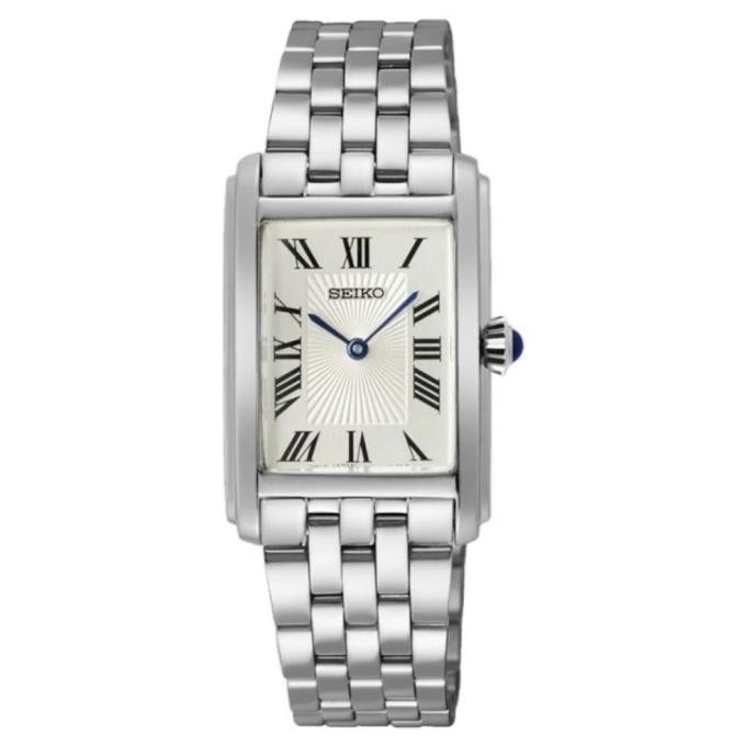 Jam Tangan Seiko wanita SWR083P1 Quartz  Silver Dial  Water Resist 5 bar  Swr083
