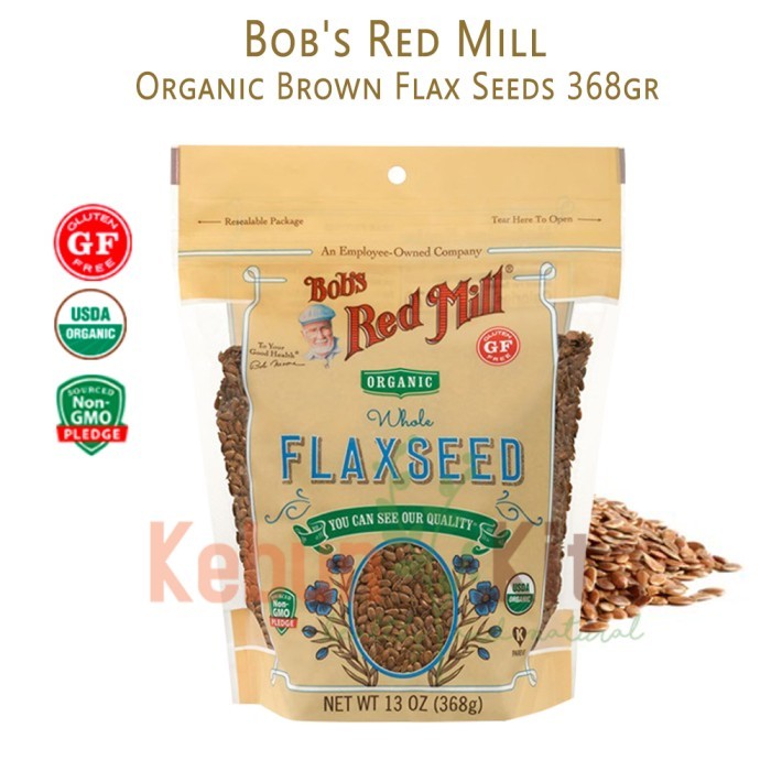 

Bob's Red Mill Organic Brown Flax Seeds 13 oz ( 368gr )